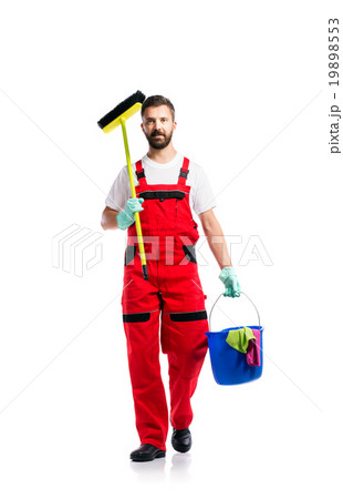 Young handsome cleaner Young handsome cleaner 19898553