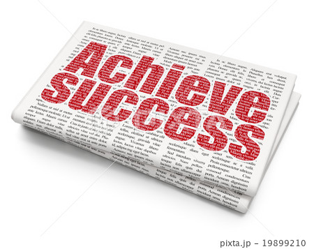 Finance concept: Achieve Success on Newspaper 19899210