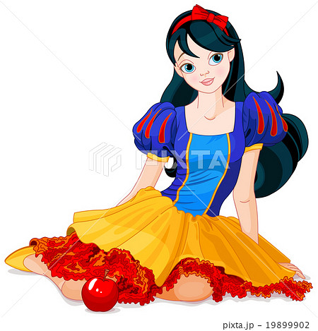 Snow White Girlのイラスト素材