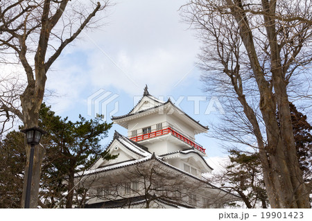 秋田市千秋公園　久保田城御隅櫓 19901423