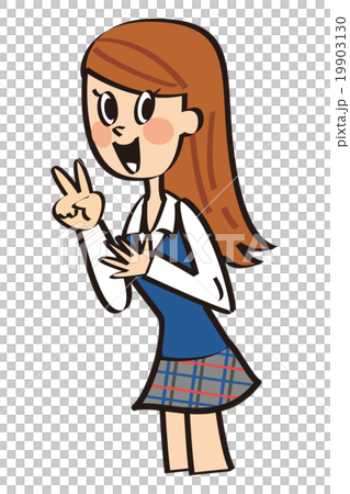 學校女孩V簽名獨奏 學校女孩V簽名獨奏 19903130
