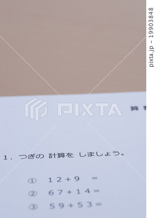 テスト用紙 小学生算数 19903848