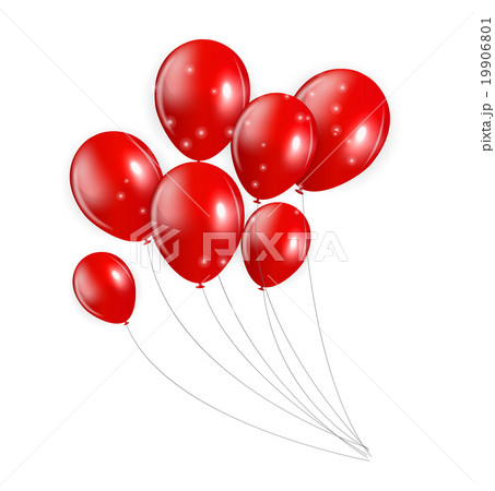 Set of Colored Balloons, Vector Illustration. Set of Colored Balloons, Vector Illustration. 19906801