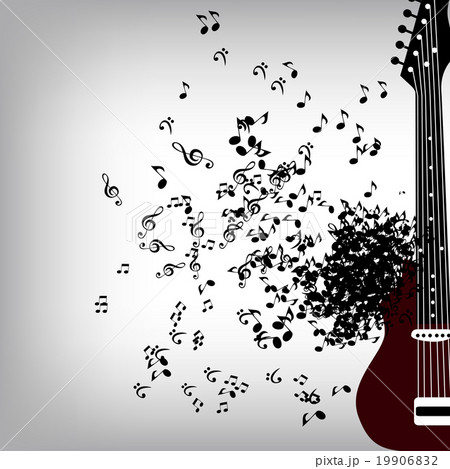 Abstract Music Background Vector Illustration for 19906832