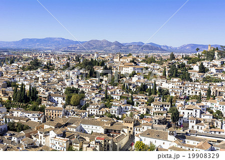 アルハンブラ宮殿よりアルバイシン地区 アルハンブラ宮殿よりアルバイシン地区 19908329