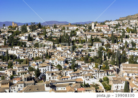 アルハンブラ宮殿よりアルバイシン地区 アルハンブラ宮殿よりアルバイシン地区 19908330