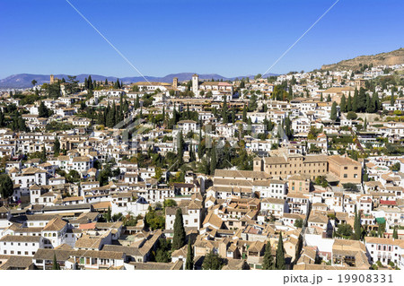 アルハンブラ宮殿よりアルバイシン地区 19908331