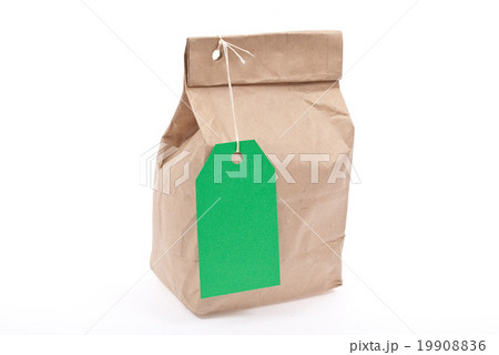 Lunch bag with green tag price 19908836