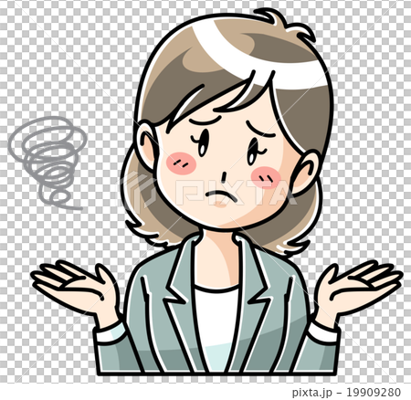 Young lady / upper body / gesture Young lady / upper body / gesture 19909280