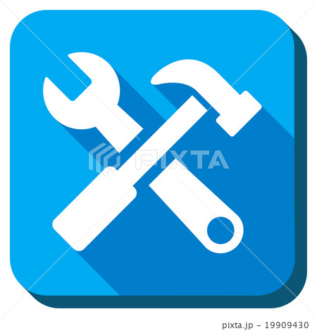 Hammer And Wrench Icon Hammer And Wrench Icon 19909430