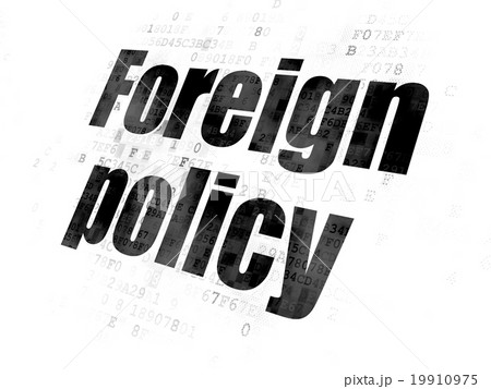 Politics concept: Foreign Policy on Digital 19910975