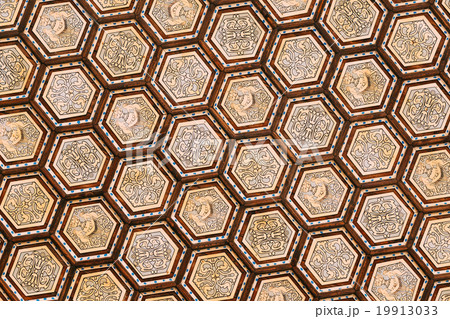 The ceiling of the hall Plaza de Espana decorated The ceiling of the hall Plaza de Espana decorated 19913033