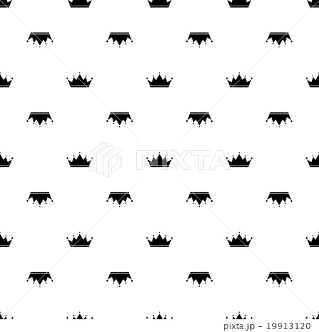 Black crown on white background Black crown on white background 19913120