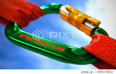 Strategic Plan on Green Carabine with Red Ropes. 19915802