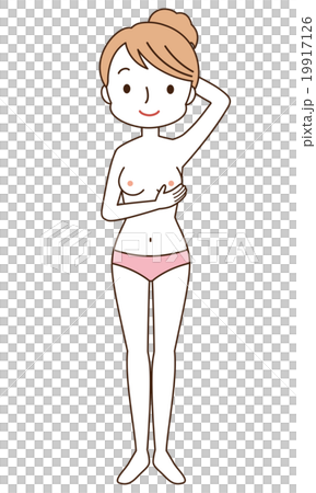 乳癌チェック　女性 19917126