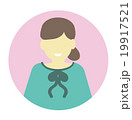 人物イラスト（女性） 19917521