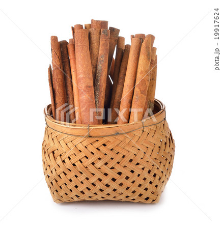 Cinnamon sticks on white background Cinnamon sticks on white background 19917624