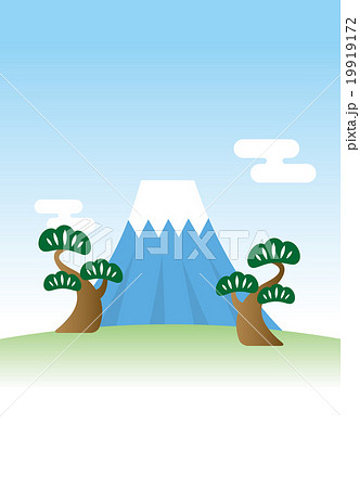 富士山と松 19919172