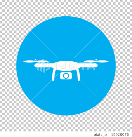 drone icon flat style 19920076