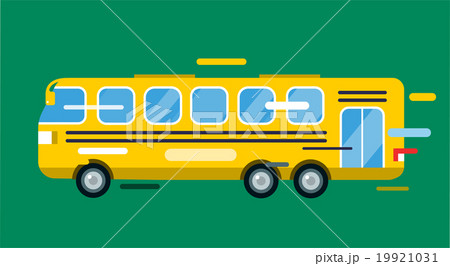 City bus cartoon style icon silhouette City bus cartoon style icon silhouette 19921031