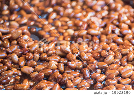hazelnuts brittle close up detail 19922190