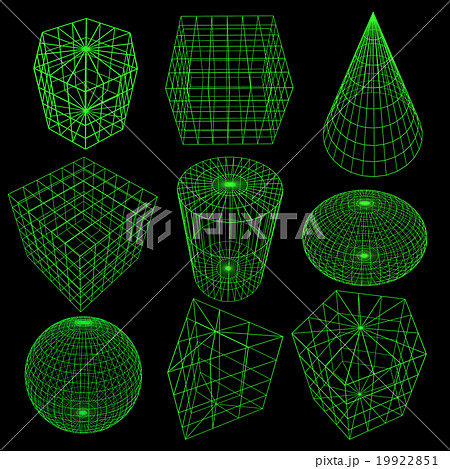 Geometry Wireframe ,3d  19922851