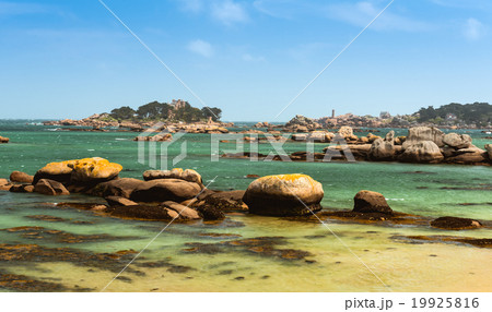 coastal landscape of Bretagne, northern France coastal landscape of Bretagne, northern France 19925816