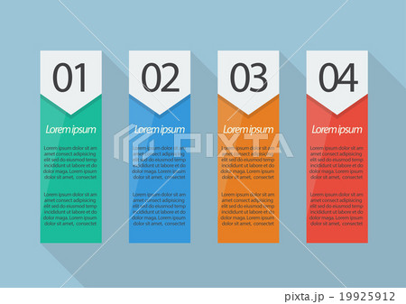 Four steps infographic Four steps infographic 19925912