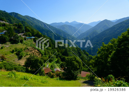 長野　飯田　下栗の里と南アルプス 19926386