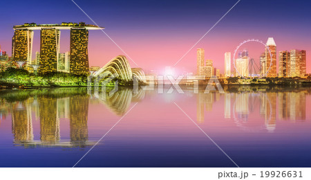 Singapore Skyline and view of Marina Bay Singapore Skyline and view of Marina Bay 19926631