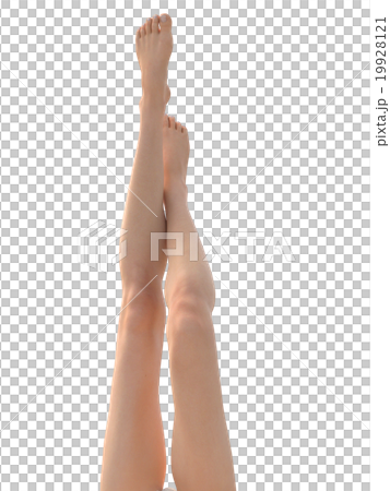 理想的な女性の脚 ボディーパーツ　perming 3DCG イラスト素材 19928121