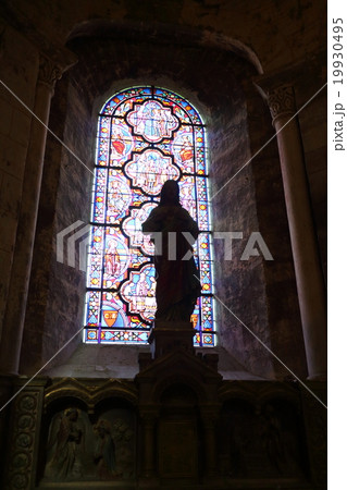 教会のステンドグラスからの光 19930495