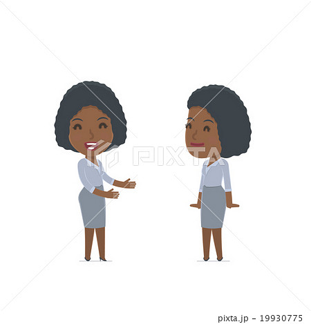 Funny Character Social Worker  19930775