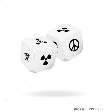 Two white dice of war 19931182