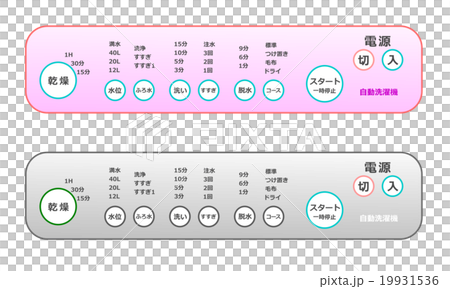 洗濯機パネル 洗濯機パネル 19931536