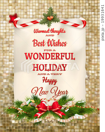 Christmas gold Background. EPS 10 19931641