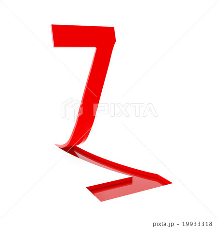 Number seven, 3d render 19933318