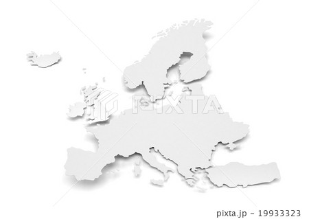 Detail paper map of Europe 19933323