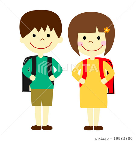 ランドセルを背負う子供たち ランドセルを背負う子供たち 19933380