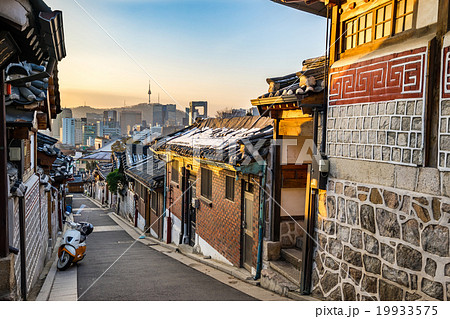 Bukchon Hanok Village in Seoul, South Korea Bukchon Hanok Village in Seoul, South Korea 19933575