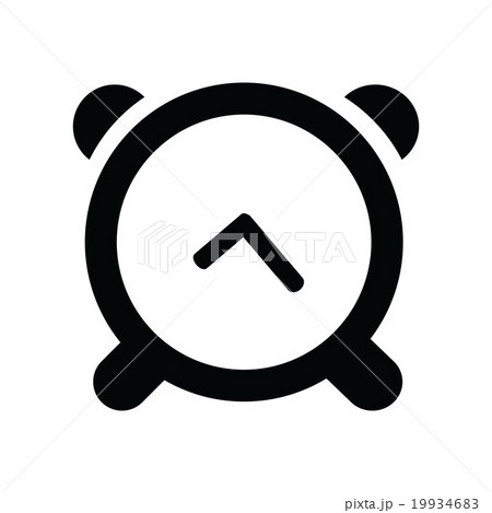 clock Icon Isolated on White Background 19934683