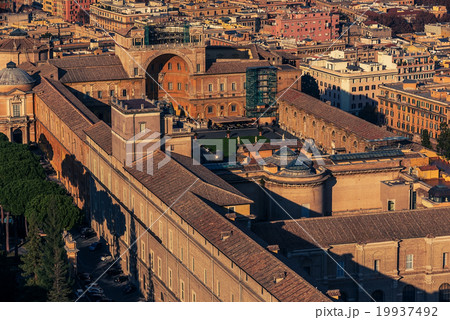 Aerial view of Vatican City and Rome, Italy Aerial view of Vatican City and Rome, Italy 19937492
