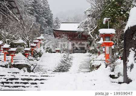 雪の鞍馬寺 雪の鞍馬寺 19939047