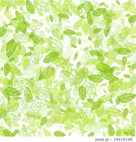 seamless background with green leaves 19939596