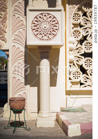 Columns in the territory of the Egyptian hotel 19939787