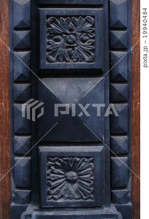 close-up black background architectural  19940484