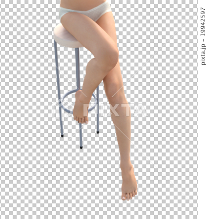 理想的な女性の脚 ボディーパーツ perming 3DCG イラスト素材 理想的な女性の脚 ボディーパーツ perming 3DCG イラスト素材 19942597