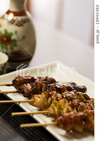 焼き鳥　日本酒 19943360