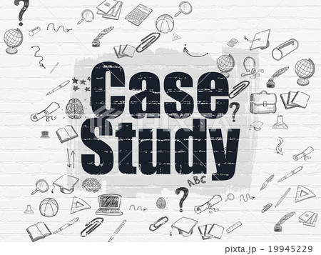 Education Concept Case Study On Wall Backgroundのイラスト素材