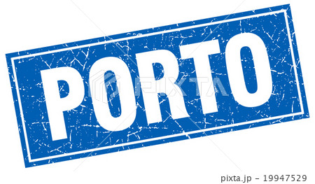 Porto blue square grunge vintage isolated stamp Porto blue square grunge vintage isolated stamp 19947529